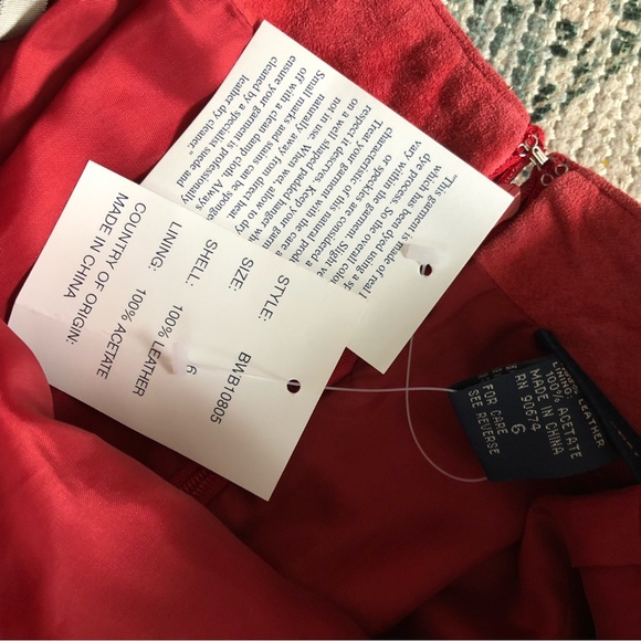 NWT Boston proper leather skirt - Picture 5 of 5